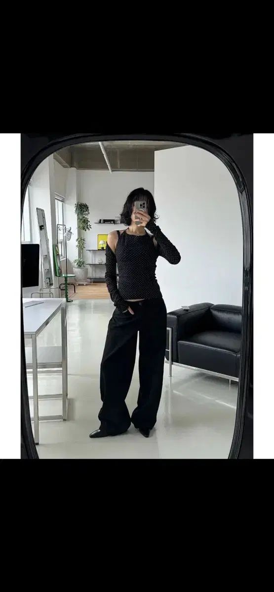 ロー ワイド パンツ s