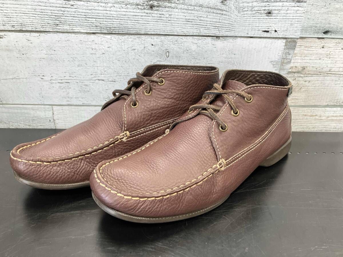 PARABOOT パラブーツ0512 デッキシューズ あずき色 UK8.5 27cm
