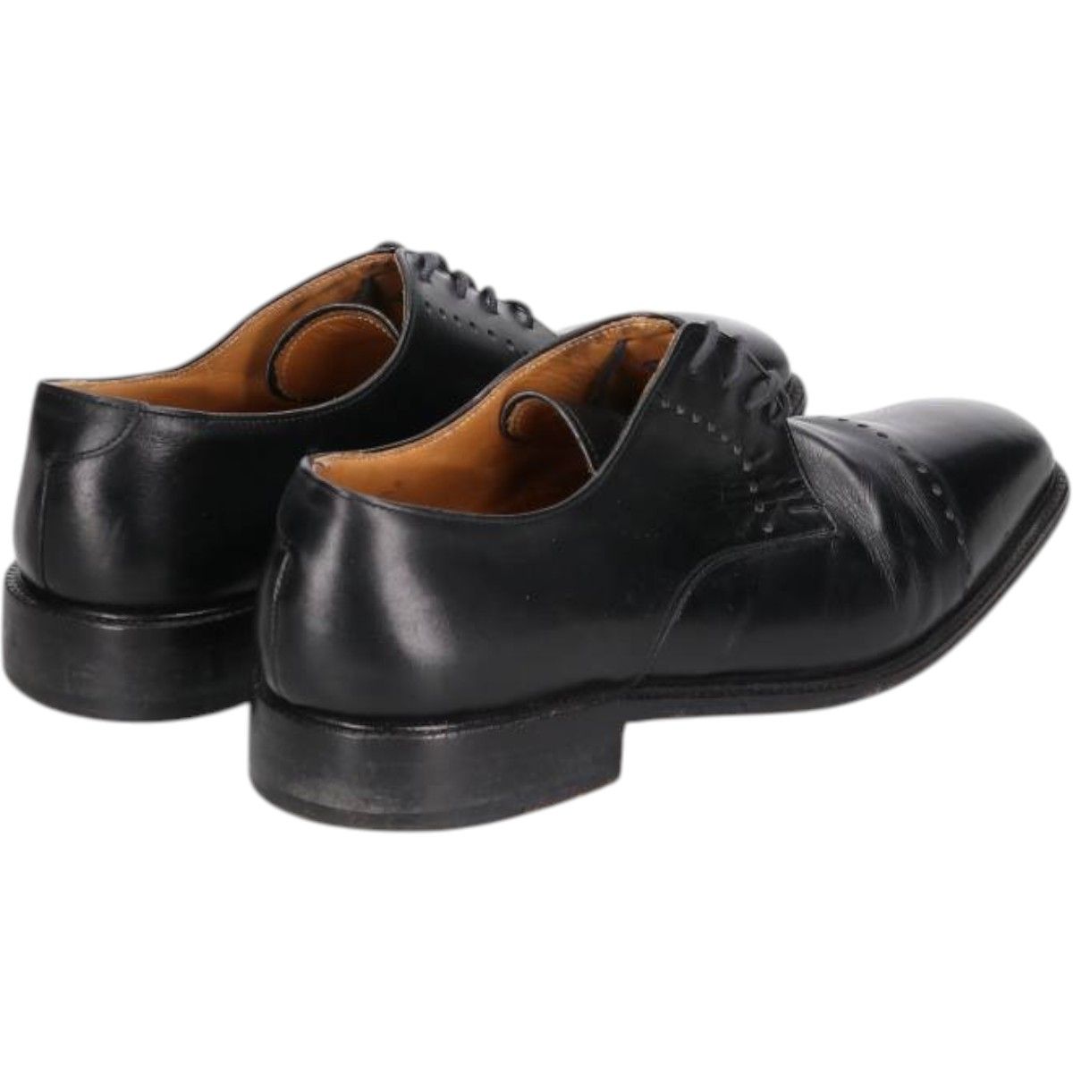 古着 PRONTO UOMO FIRENZE スクエアトゥ ストレートチップシューズ イタリア製 10 メンズ28.0 cm相当 saa 014398