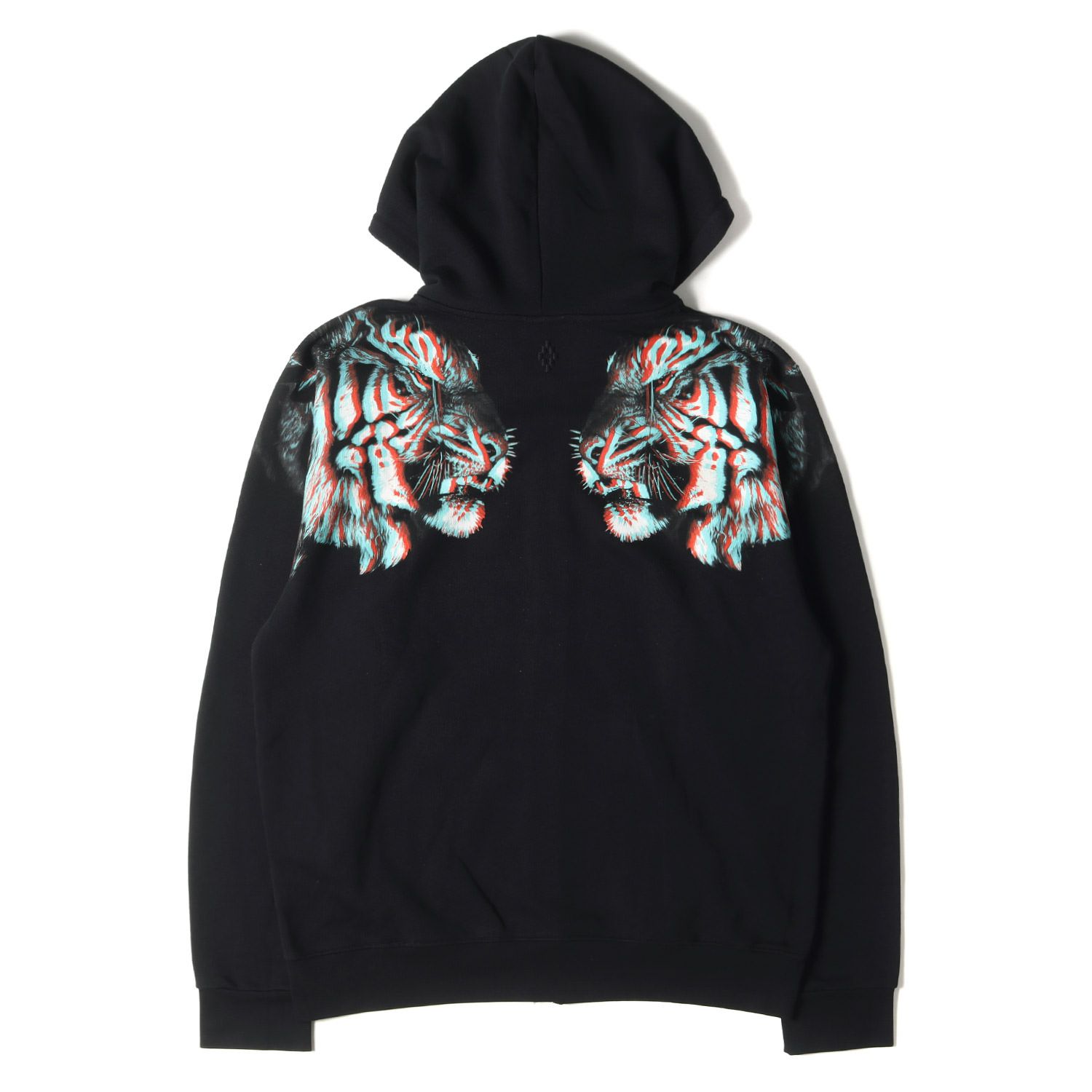 新品同様 MARCELO BURLON マルセロ ブロン パーカー サイズ:M タイガー 