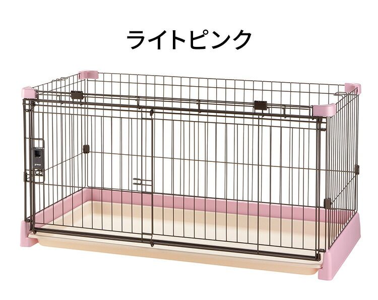 アイボリー リッチェル サークル ケージ-屋根面 セット 120x60cm 高さ60cm 犬小屋 ペットサークル ペットケージ ゲージ 犬サークル 犬ケージ もっとお掃除簡単サークル 120-60 Richell