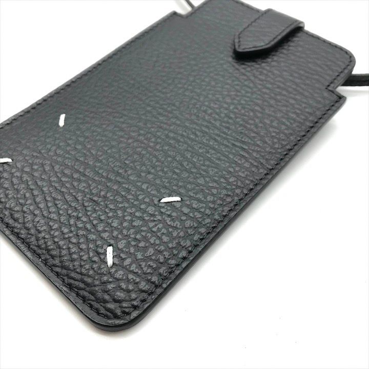 美品 Maison Margiela メゾン マルジェラ レザ－ フォン ポーチ