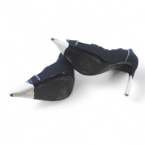 デニム パンプス