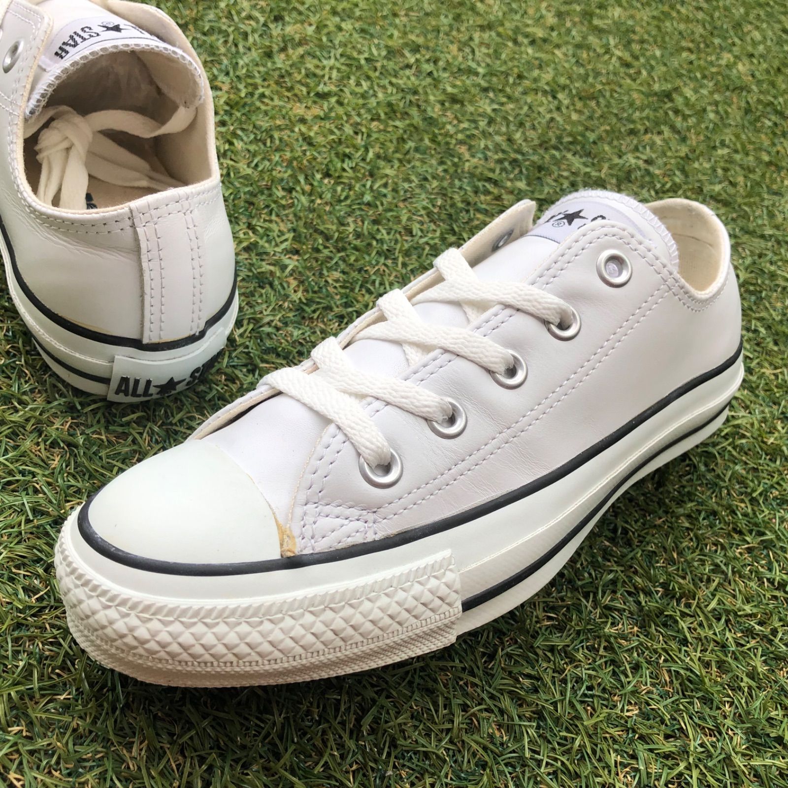 美品23 converse コンバース レザー オールスター OX H781 - スニーカー