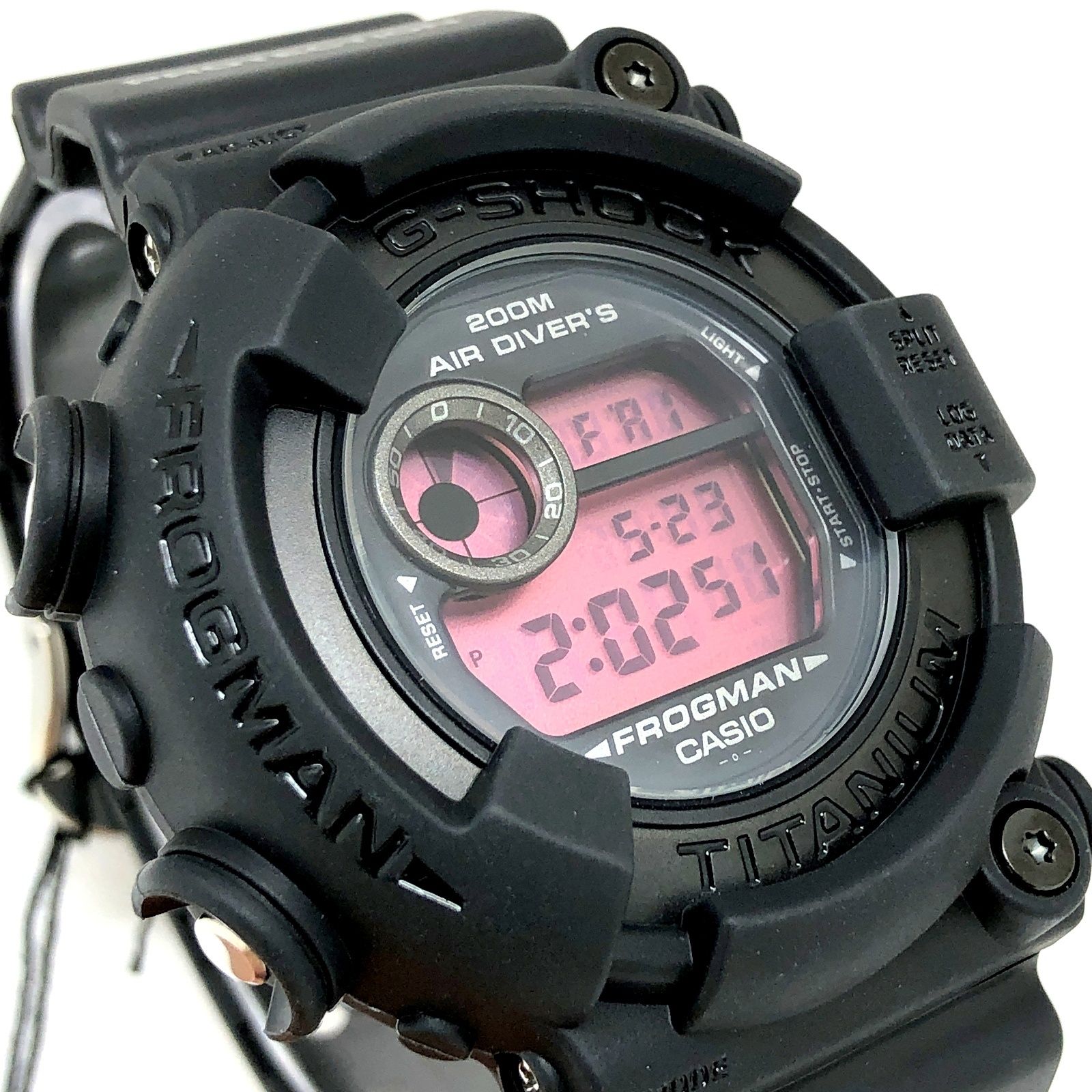 G-SHOCK ジーショック DW-8200BK-1 FROGMAN REAL BLACK