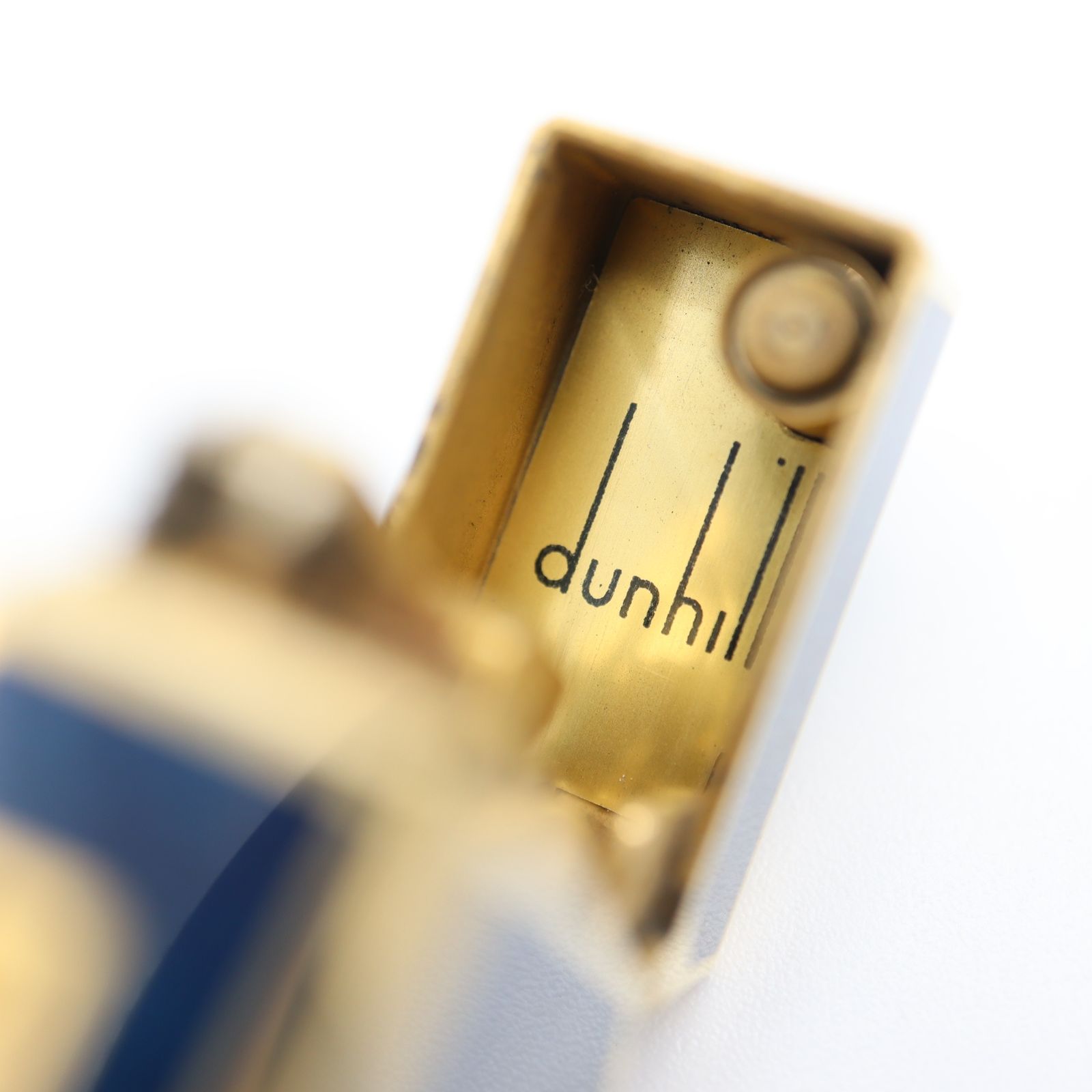 dunhill ダンヒル ガスライター US.RE24163 ラピス柄 ラピス ブルー 