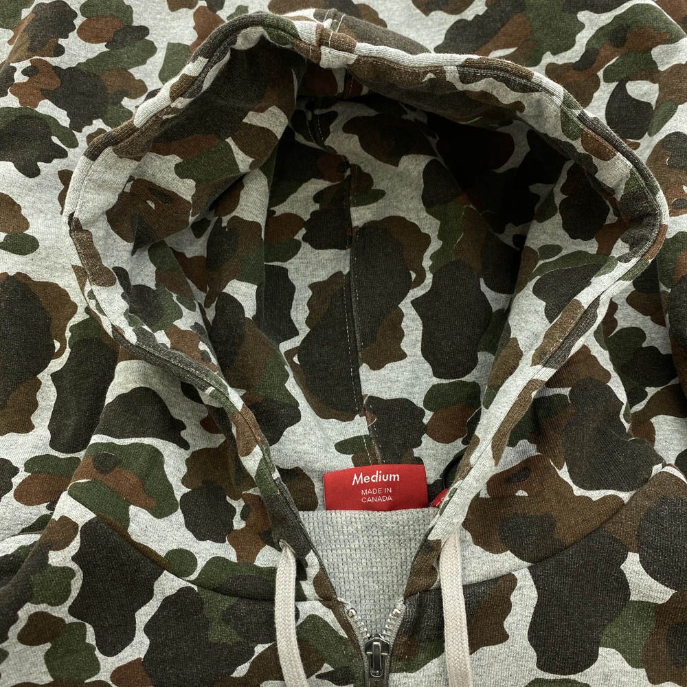 Supreme シュプリーム 12AW Arc Logo Thermal Zip-Up Sweatshirt