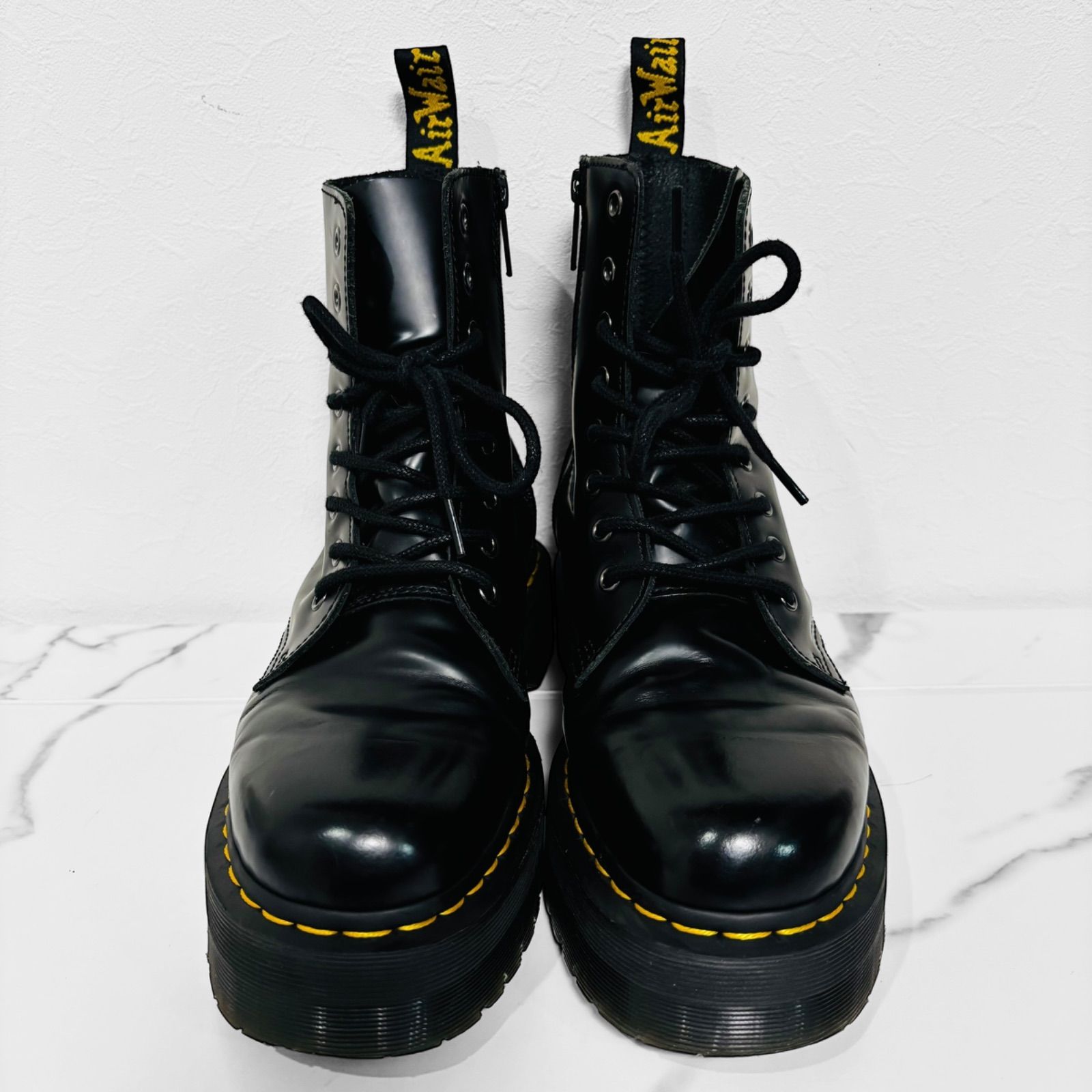 Dr.Martens ドクターマーチン JADON UK8 27.0cm 黒 厚底 8ホール