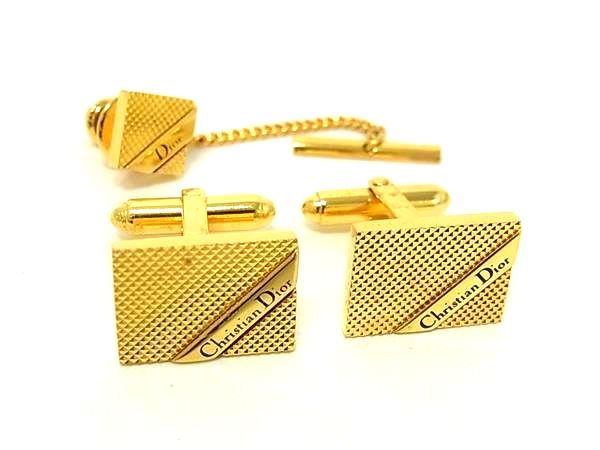 □美品□ ChristianDior ディオール ネクタイピン カフリンクス カフス