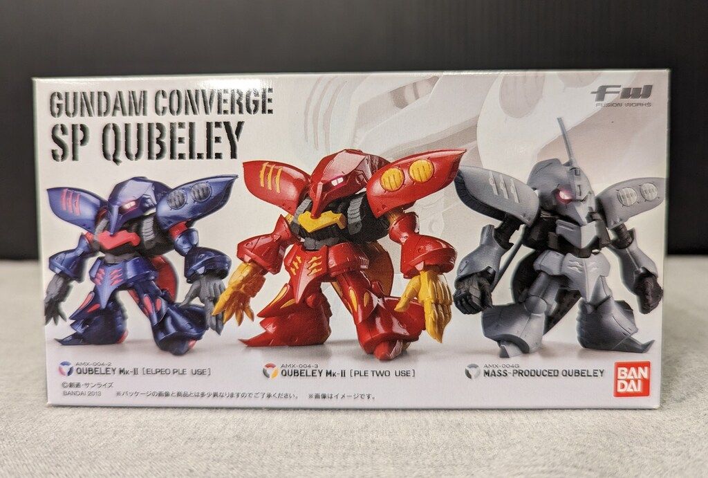 BANDAI FW GUNDAM CONVERGE 機動戦士ガンダムZZ SP QUBELEY 3体セット