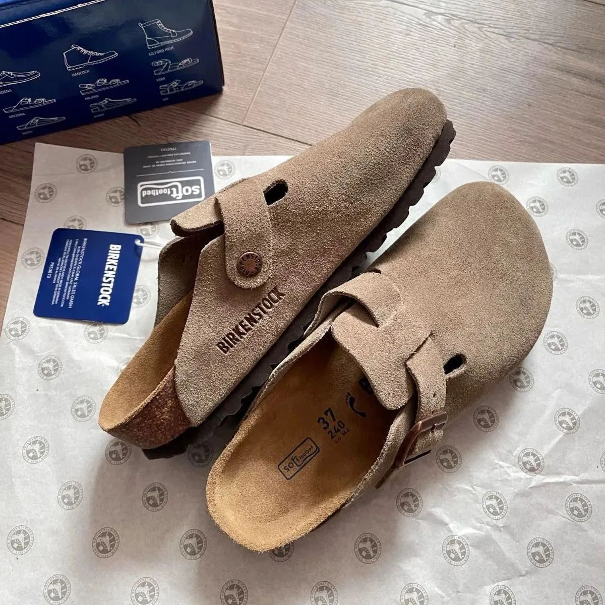 新品未使用 BIRKENSTOCK ビルケンシュトック BOSTON ボストン サンダル トープ#3 レギュラー幅モデル - メルカリ