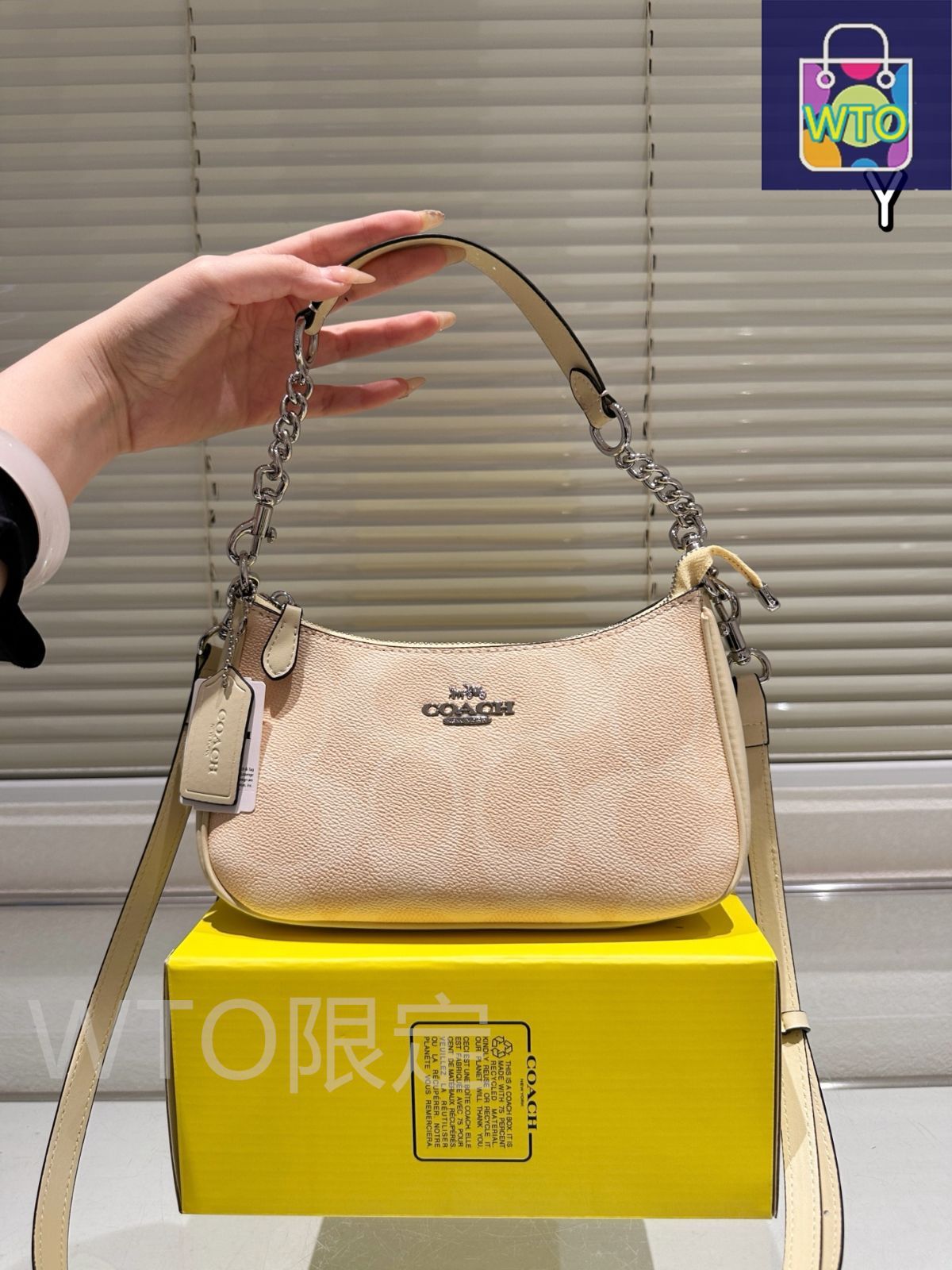 COACH TERI アンダーアーム ショルダーバッグ ホワイト 今日特価】COACH Teri ショルダーバッグ（アンダーアーム