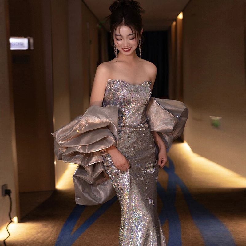 ☘️ ウエディングドレス ドレス 結婚式 披露宴 パーティー 演奏会 発表会 ステージ Y85