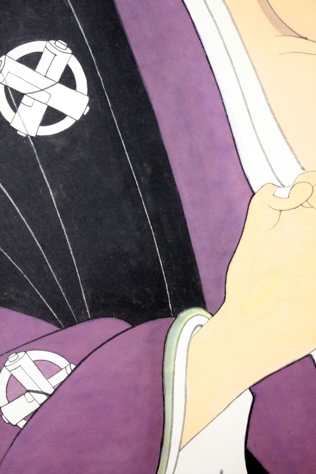 岸田哲弥「谷村虎蔵の鷲塚八平次」 肉筆 絵画 - メルカリ