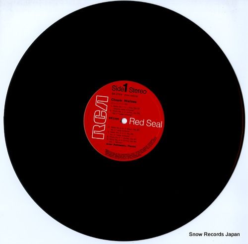 レコード　ショパン レコード】アルトゥール・ルービンシュタイン ショパン：ワルツ