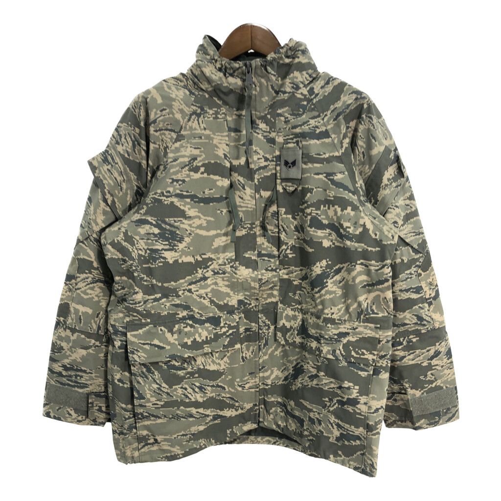 00年代 米軍実物 U.S.AIRFORCE APECS GORETEX パーカージャケット ミリタリー ABUカモ (メンズ MEDIUM REGULAR) 中古 古着 S4772