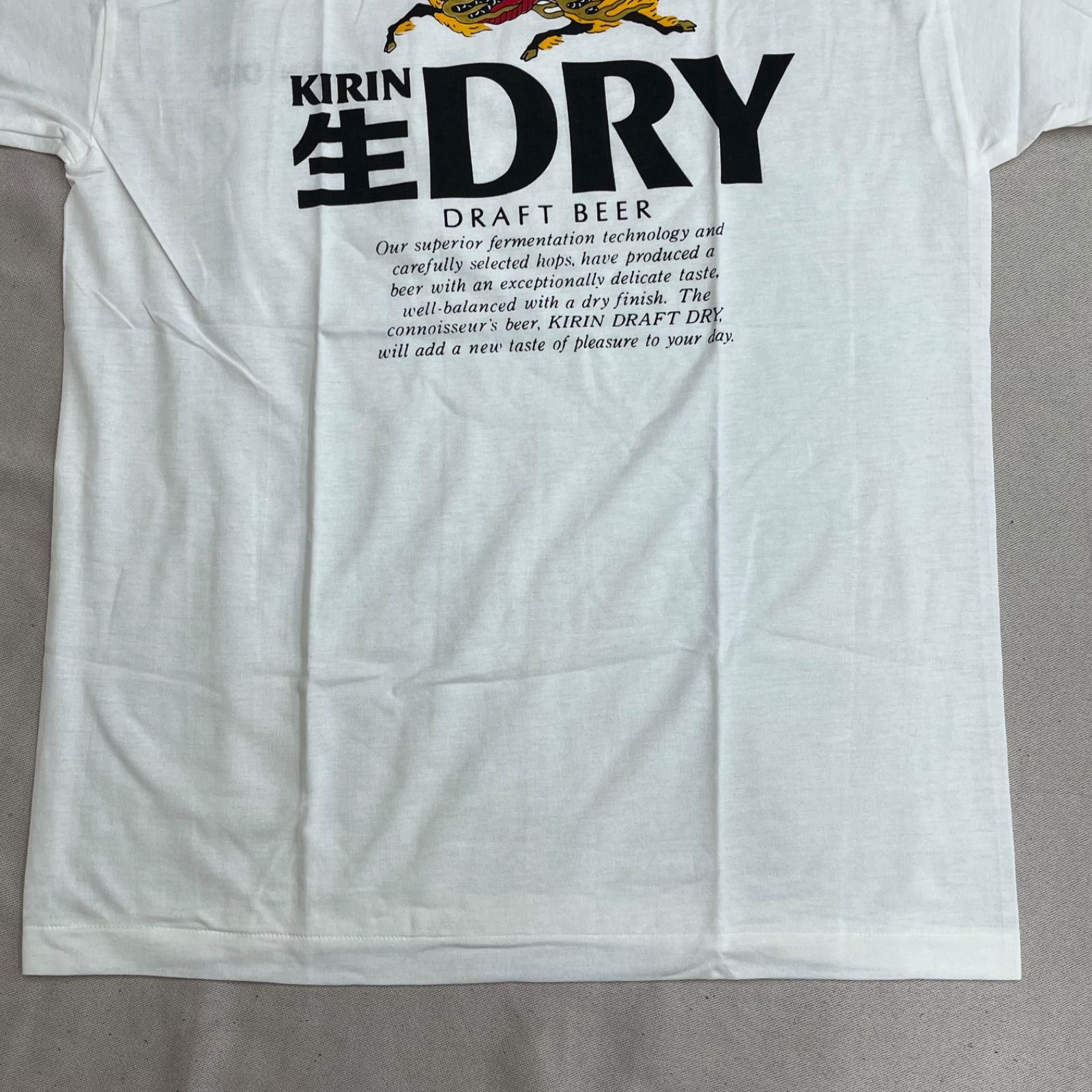 未使用】【レア】キリン 生 ビール ドライ Tシャツ ノベルティ 非売品 