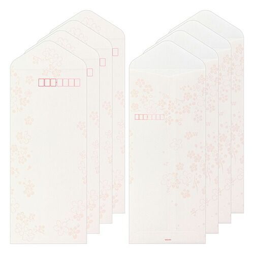 まとめ ミドリ 封筒 きれいな宛名が書ける封筒 縦 花柄 20518 ×20セット