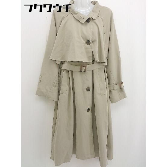 ベルト付きマントコート♡BEIGE♡Fサイズ ベルト付きマントコート♡BEIGE♡Fサイズ ベルト付きマント