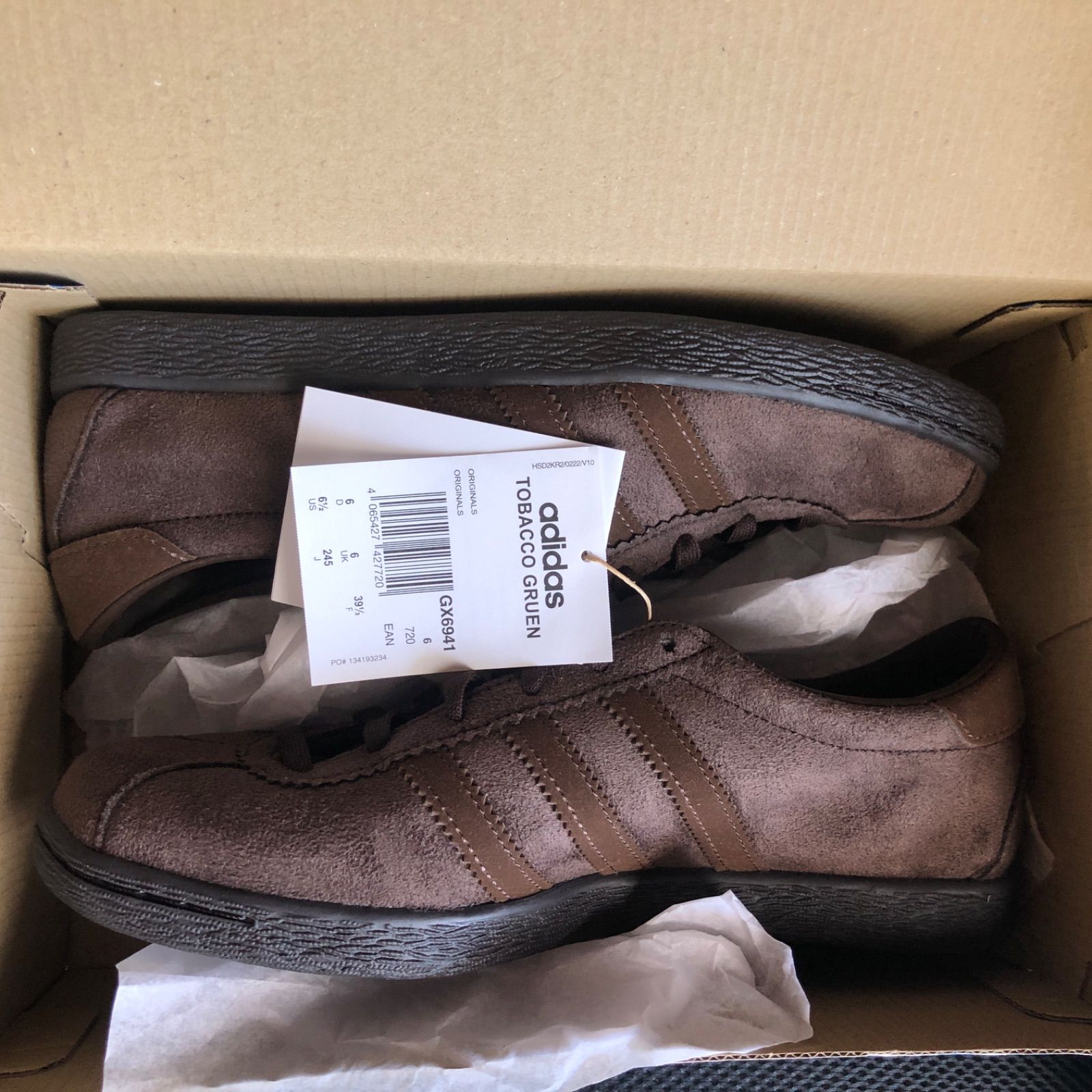 24.5 新品 adidas TOBACCO GRUEN GX6941 アディダ(adidas 24.5 新品 adidas TOBACCO GRUEN GX6941 アディダ(adidas