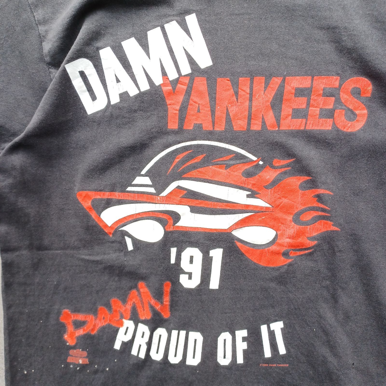 VINTAGE】90'ｓ DAMN YANKEESバンドT-Shirts - メルカリ