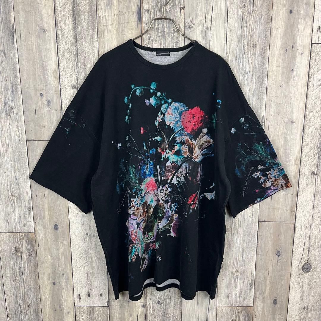 LAD MUSICIAN スーパービッグTシャツ 44 LAD MUSICIAN 19SS 花柄 SUPER 