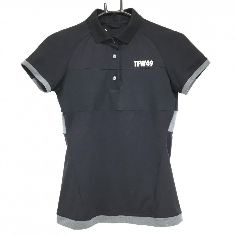 TFW49 レディース半袖ポロシャツ　ブラック TFW49 - ROF POLO LADY'S / ポロシャツ レディース | laid-back