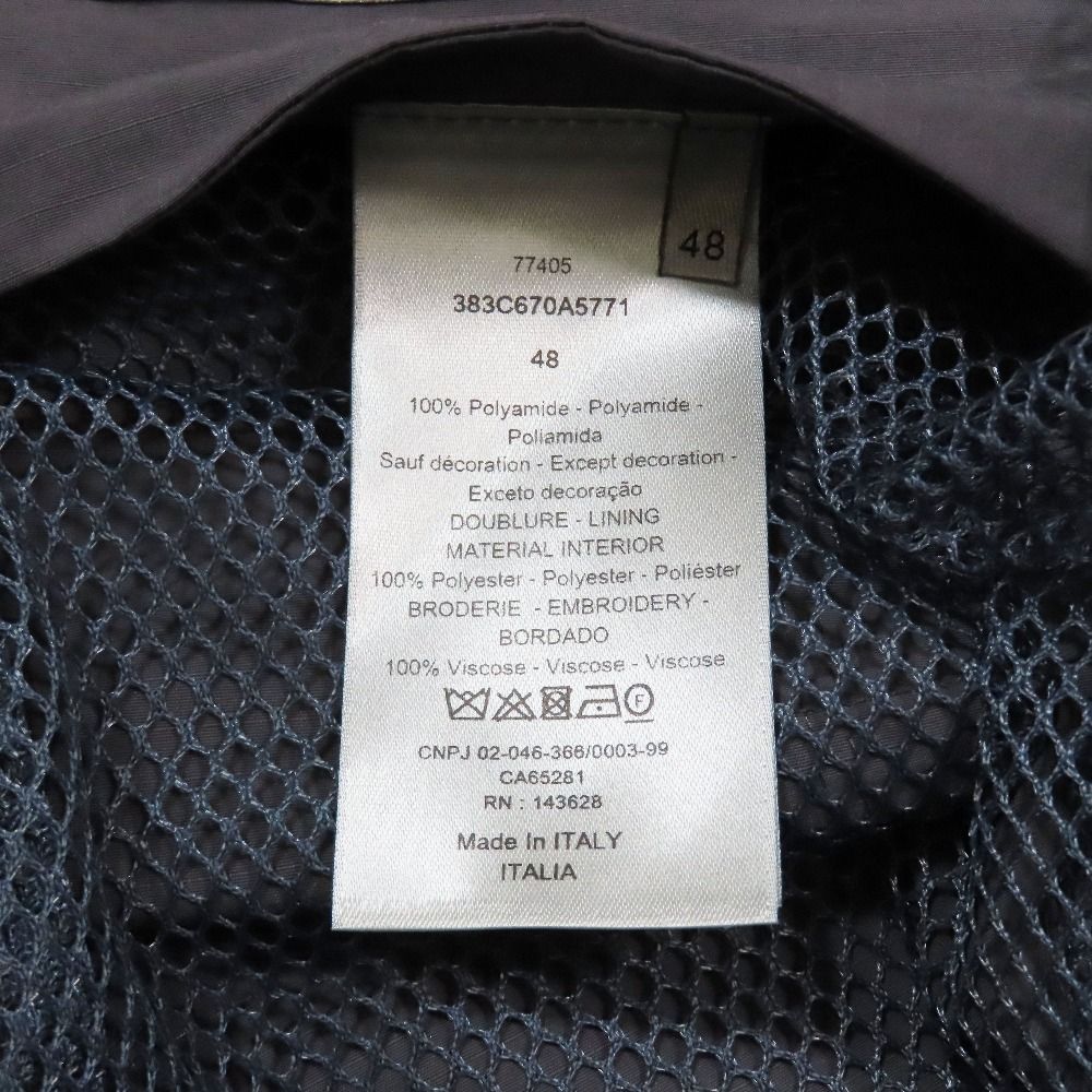 出品 23ss DIOR ディオール Multi Pocket Zipup Vest メッシュ ベスト マルチポケット ノースリーブ ジャケット ブルゾン 48 グレー メンズ 古着 【80％以上割引】