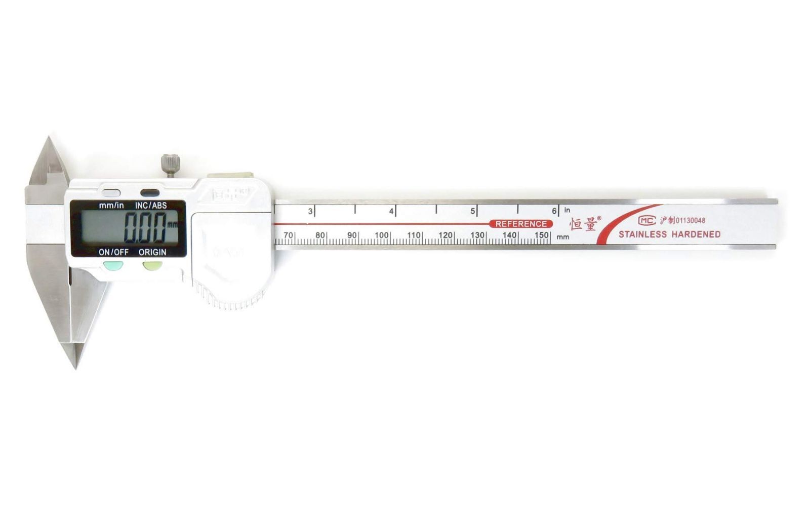 FregocS 多機能 デジタル ポイントノギス 150mm 深い溝部 測定 先端が細い 絶対測定 相対測定 オートオフ オートオン ミリ インチ DPOCA-01