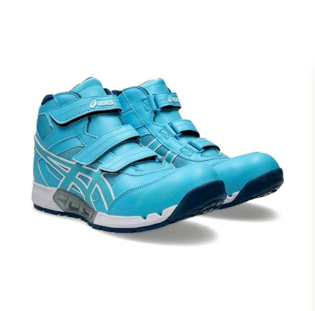 アシックス ウィンジョブ cp308 水色 品 アクアリウム27.0