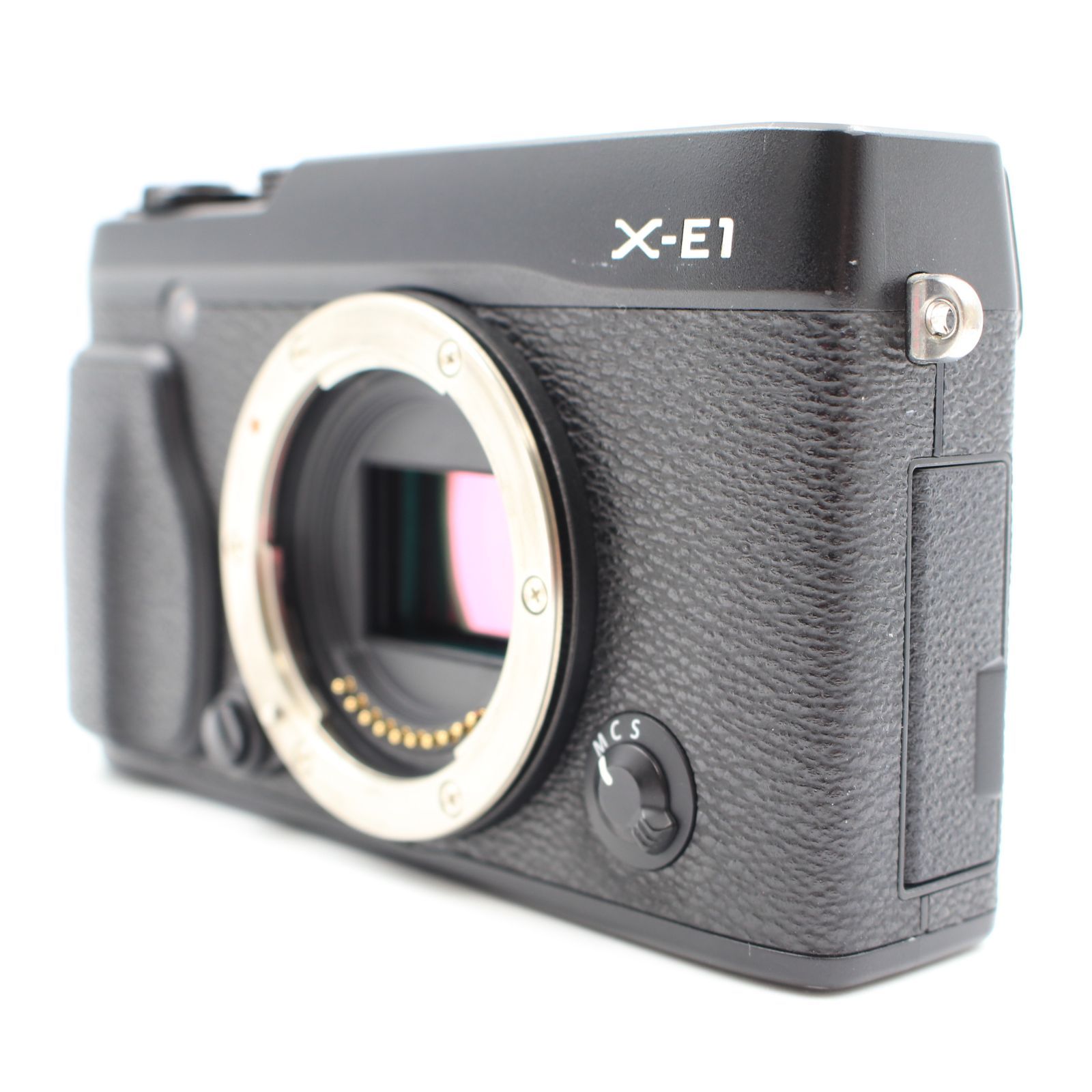 □極上品□ FUJIFILM X-E1 ボディ ブラック ミラーレス一眼 FX-X