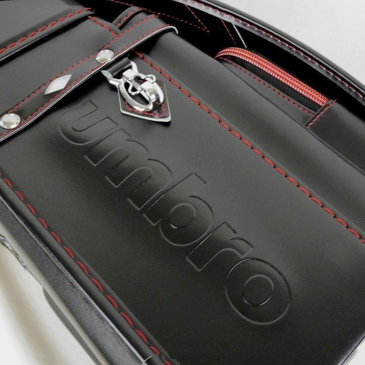 新品 アンブロ UMBRO ランドセル 男の子用 黒x赤 フィットちゃん