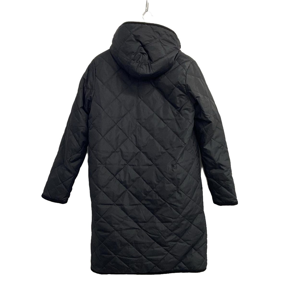 TAION タイオン ダウンコート サイズS レディース - 黒 長袖 キルティング リバーシブル 冬