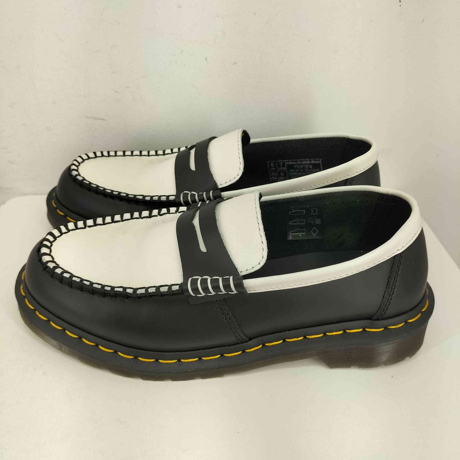CELINE セリーヌ ブラックベルト 95*2.5cm ドクターマーチン Dr.Martens PENTON ローファー メンズ UK:6