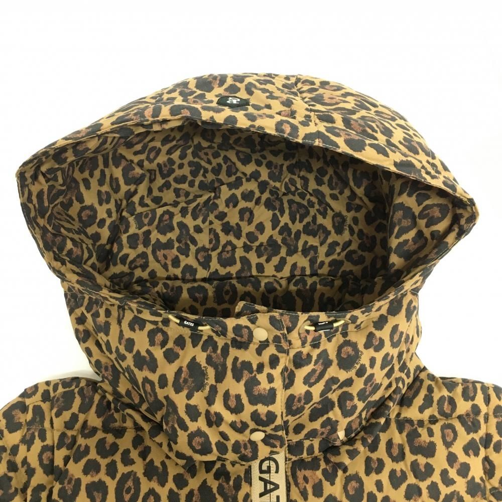 ライトブラウン×黒 レオパード柄