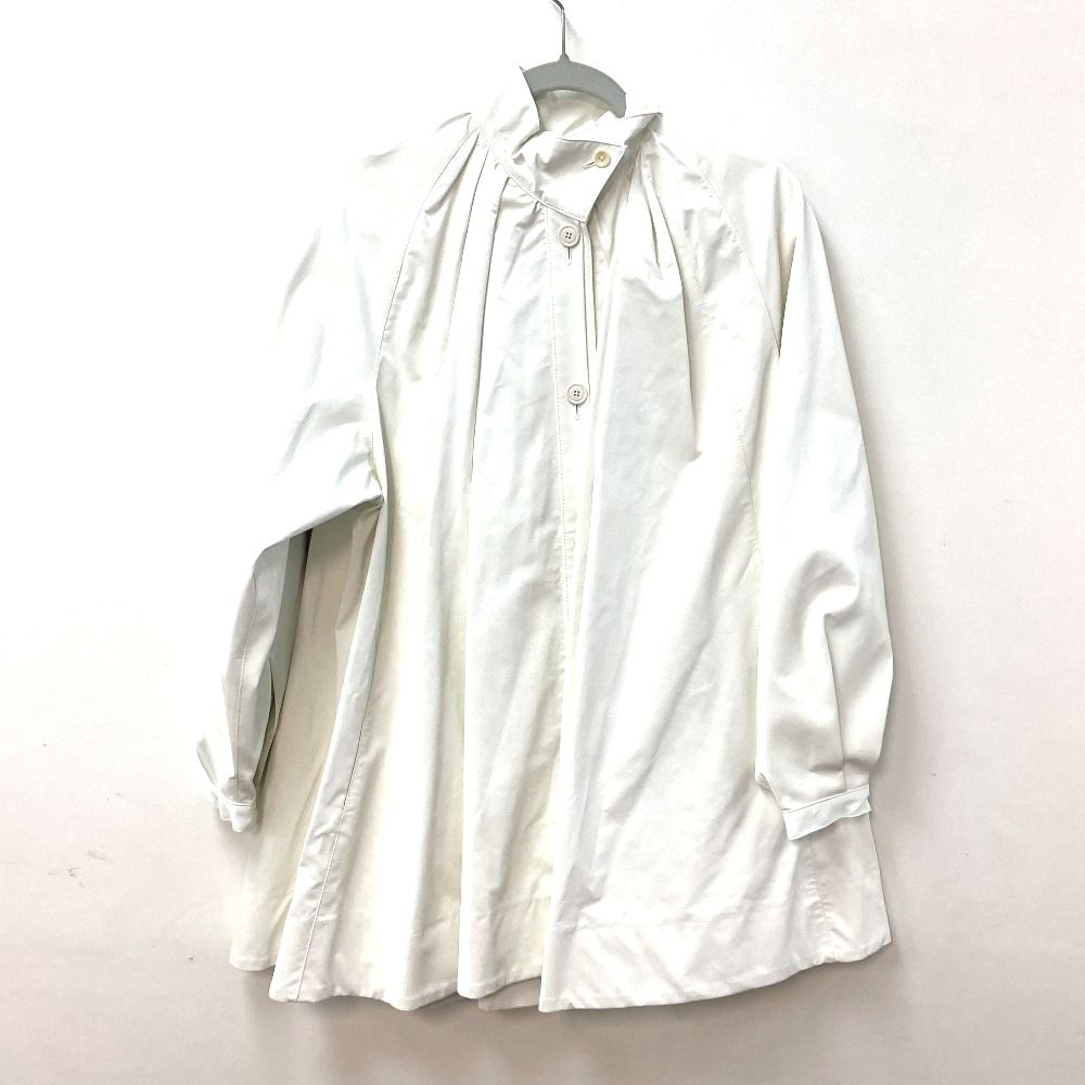 アイレネ IRENE Silky Leather Shirt Jacket  23A83002 アウター 革ジャン ライダース レザージャケット 長袖 アパレル ジャケット 合皮 ホワイト 未使用 IRENE アイレネ ジャケット Silky Leather Shirt Jacket