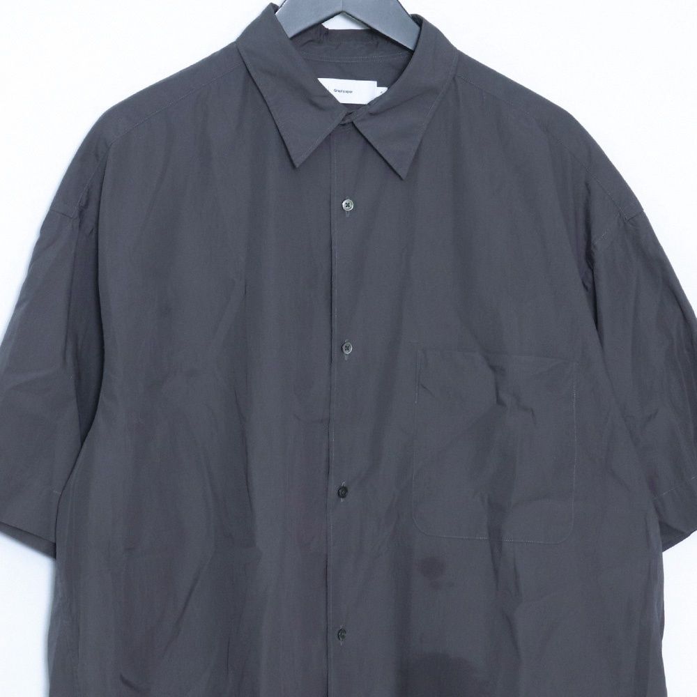 GRAPHPAPER Broad S/S Oversized Regular Collar Shirt サイズF - メルカリ