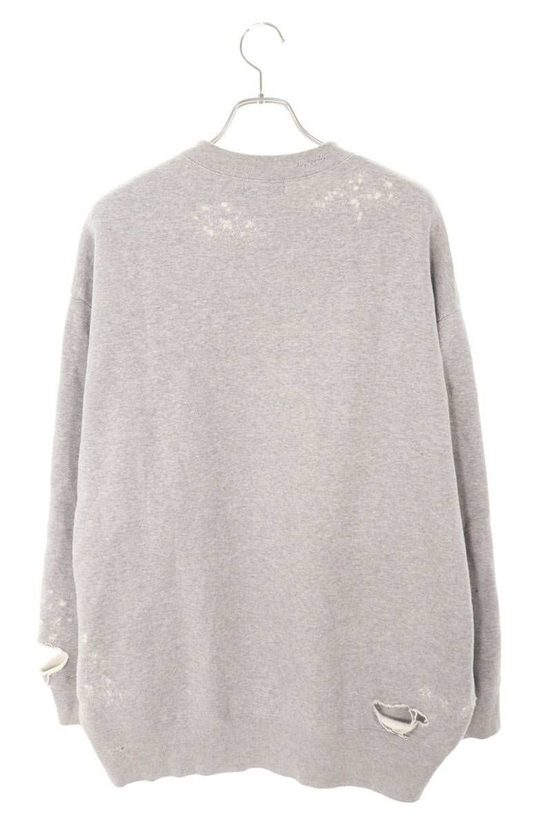 カラー 21WCM--T09206 ダメージ加工クルーネックスウェット メンズ 1  