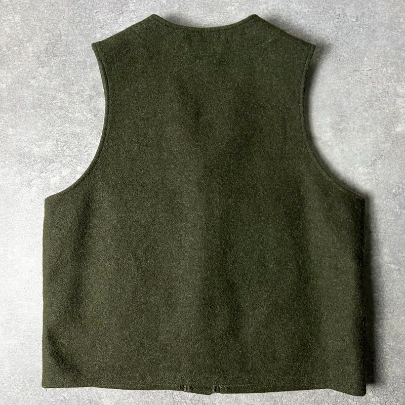 フィルソンFILSONマッキーノウールベスト　グリーン緑オールドタグ FILSON（フィルソン）MACKINAW WOOL VEST（マッキーノウール