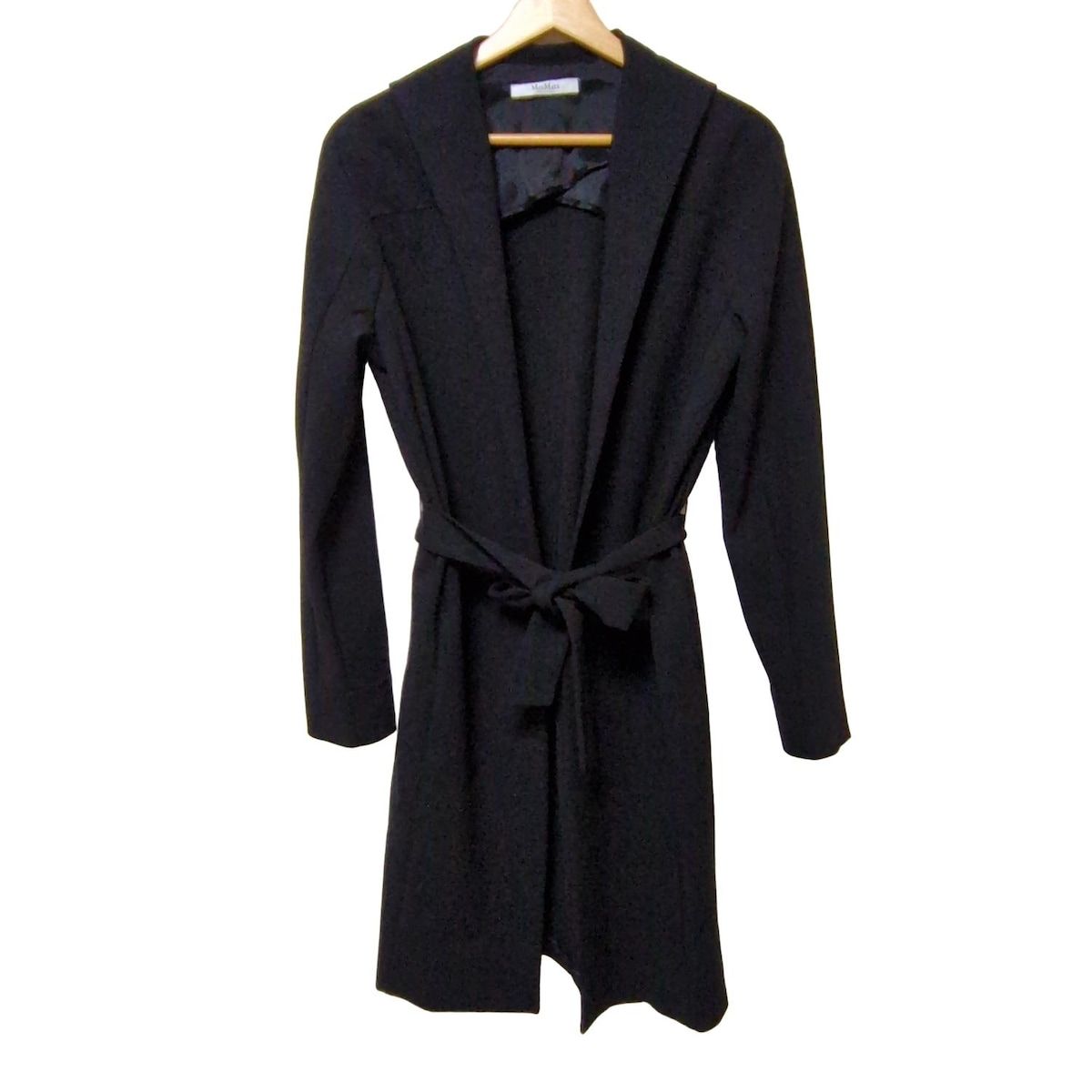 Max Mara マックスマーラ コート サイズS レディース - 黒 長袖|秋|冬