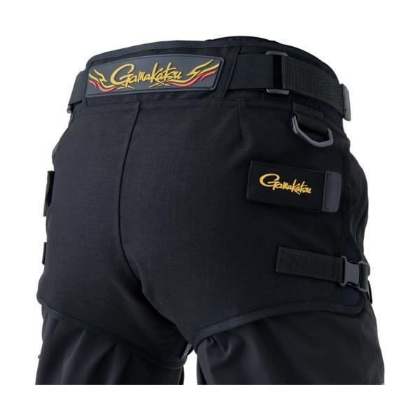 がまかつ CORDURA R ヒップガード ローバックタイプ GM3727 ブラック M 2025年 3月