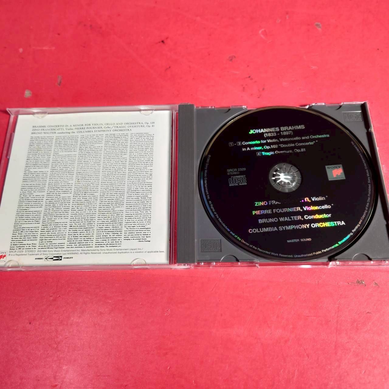 音楽CD 4枚組『ブラームス:交響曲全集 ワルター指揮/コロンビア交響楽団』 音楽CD 4枚組『ブラームス:交響曲全集 ワルター指揮/コロンビア