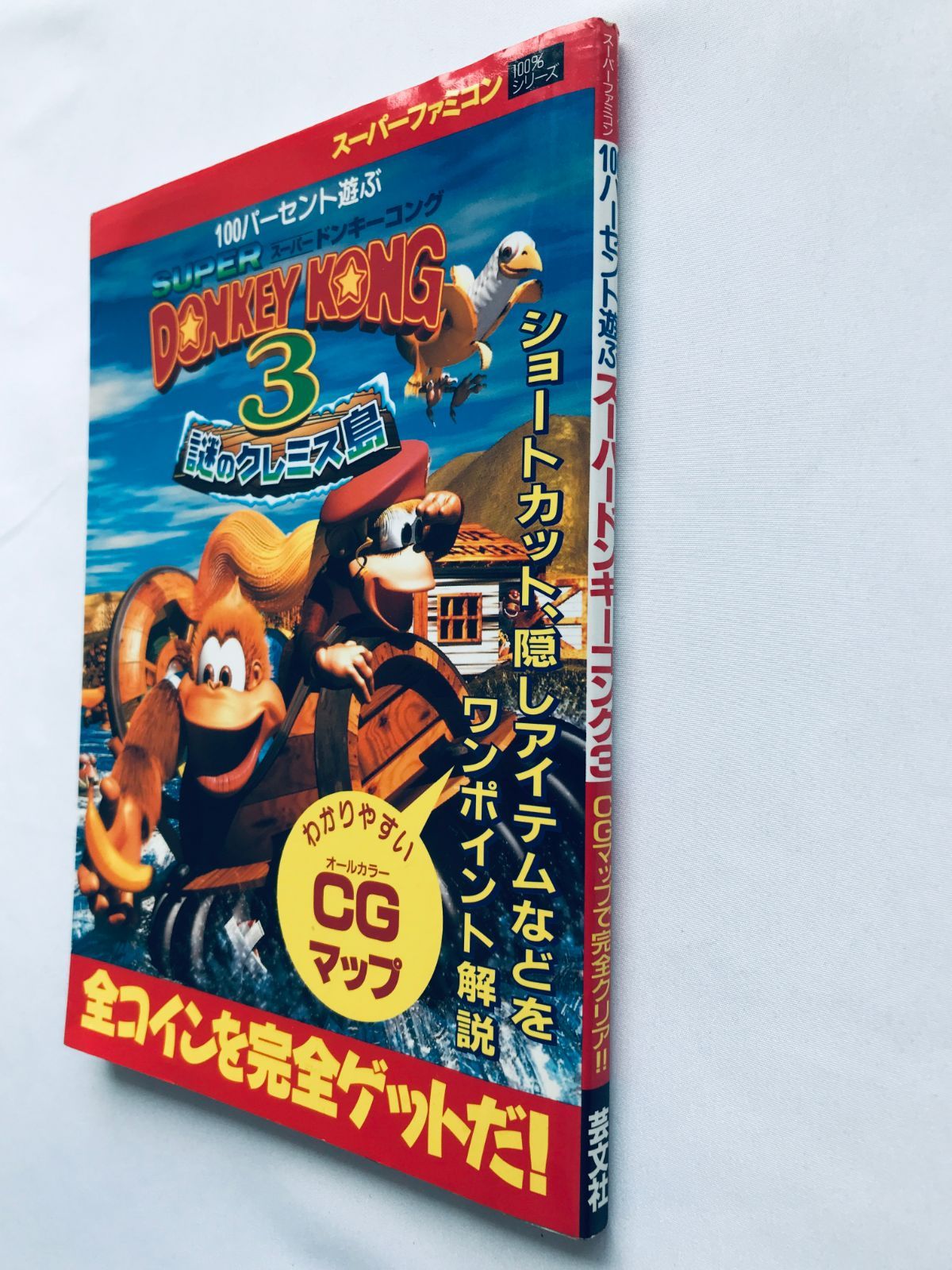 スーパードンキーコング3 謎のクレミス島 100パーセント遊ぶ CGマップ