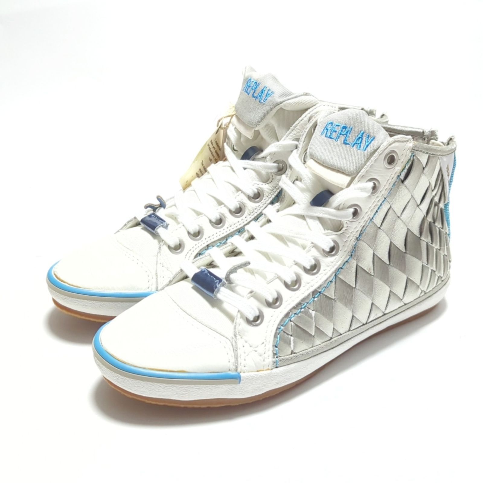 訳ありB品♪ REPLAY レディース スニーカー 36(23cm) シルバー - メルカリ