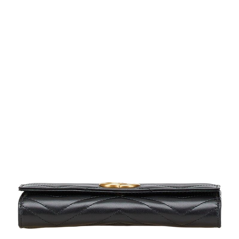 グッチ GGマーモント コンチネンタルウォレット 443436 ブラック  