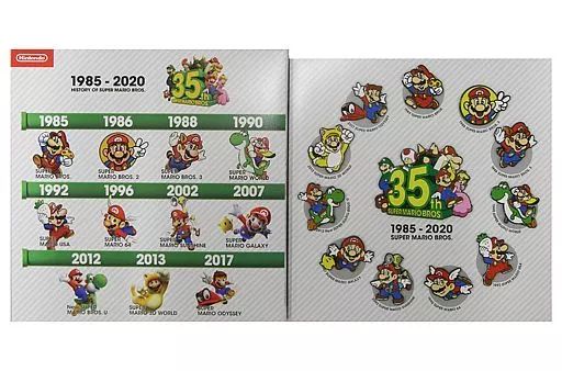 集合 ピンバッジ フルセット スーパーマリオブラザーズ 35周年 中古】バッジ・ピンズ 集合 ピンバッジ フルセット 「スーパーマリオ