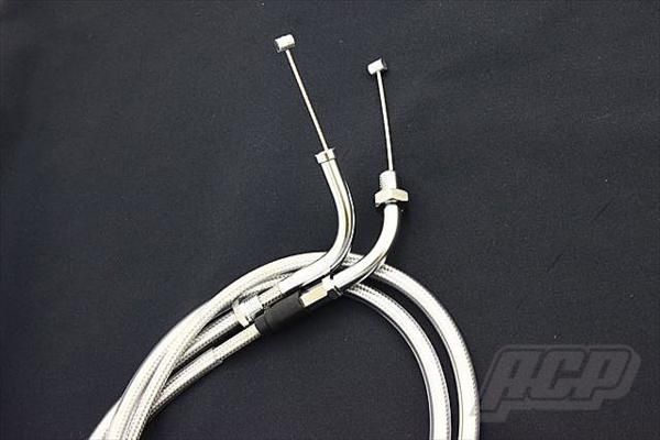 国内産 HONDA CBR400F アクセルワイヤー セット 黒 20cm 国内産 HONDA CBR400F アクセルワイヤー セット ブラック 10cm | プリティーレーシング