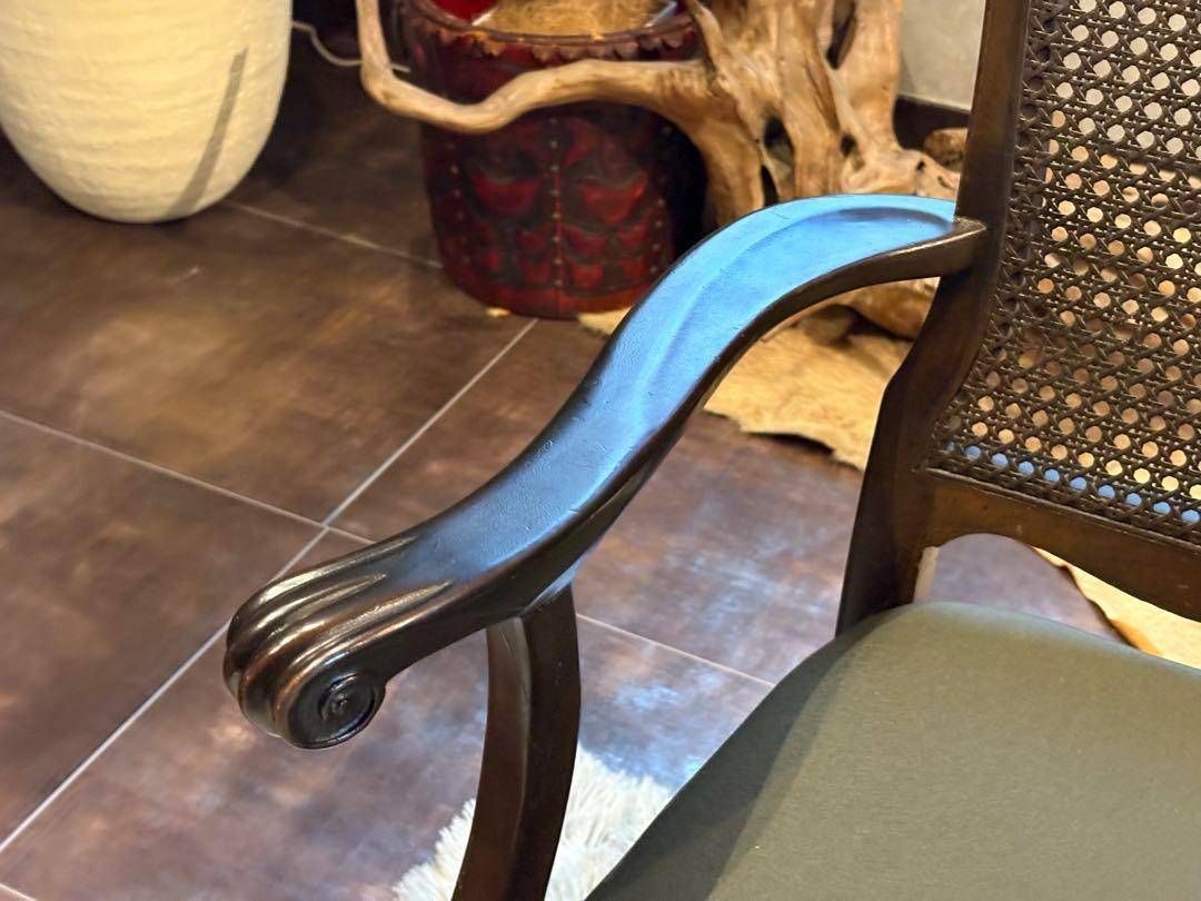 USビンテージ アームチェア 猫脚 クラシカル アメリカン ブルックリン