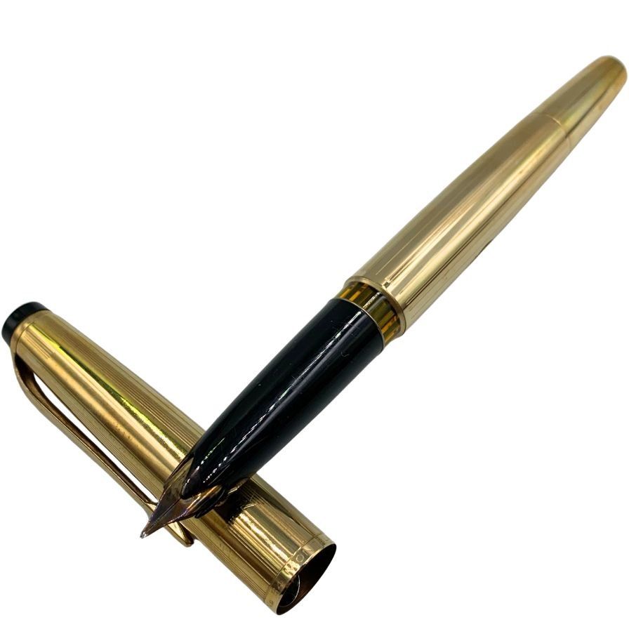 モンブラン 万年筆 マイスターシュテュック 金張り 吸入式【AFI4  