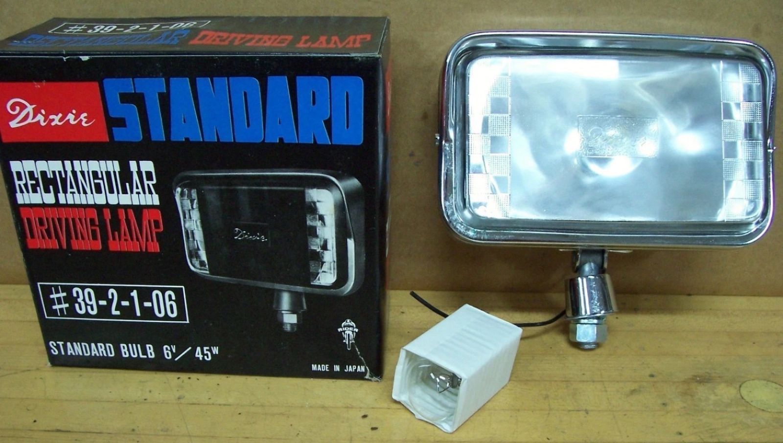 NOS ヘッドライト 6V 12V ハーレー ショベル ナックル チョッパー サバイバー スポーツスター エボ ソフテイル アイアン パンヘッド J8341